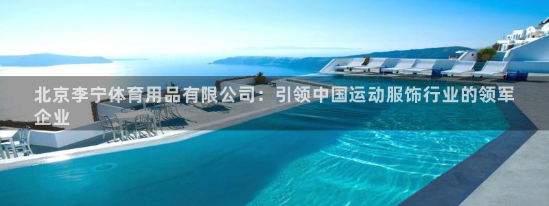 欧陆娱乐登陆官网入口：北京李宁体育用品有限公司：引领