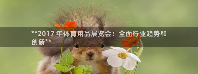 欧陆娱乐官方网站首页：**2017 年体育用品展览会