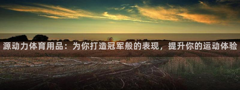 欧陆娱乐挂机项目：源动力体育用品：为你打造冠军般的表