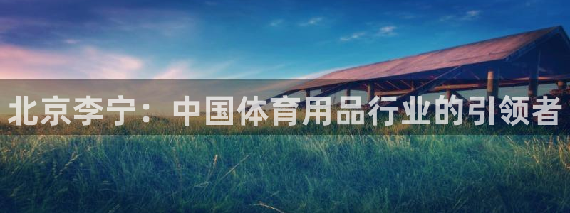 欧陆娱乐的故事：北京李宁：中国体育用品行业的引领者
