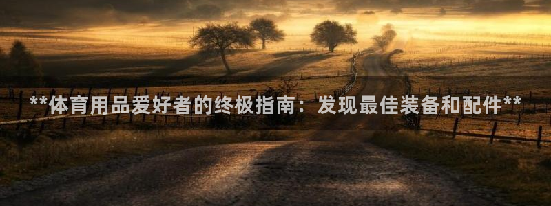 欧陆娱乐挂机项目怎么弄：**体育用品爱好者的终极指南