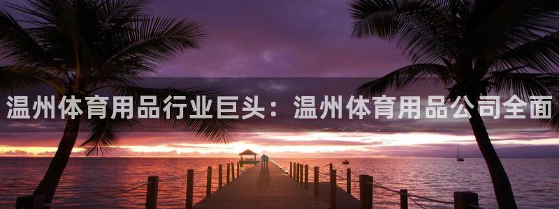 欧陆娱乐注册链接怎么弄：温州体育用品行业巨头：温州体育用品公